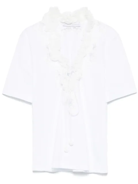 Ermanno Scervino playera con volantes