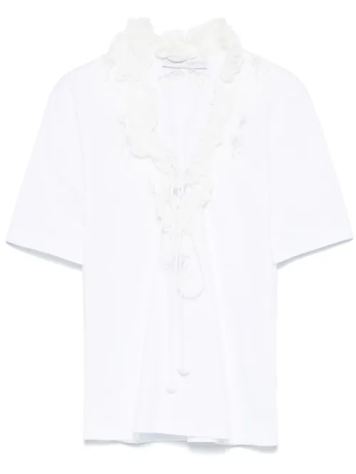 T-shirt à volants - Ermanno Scervino - Modalova