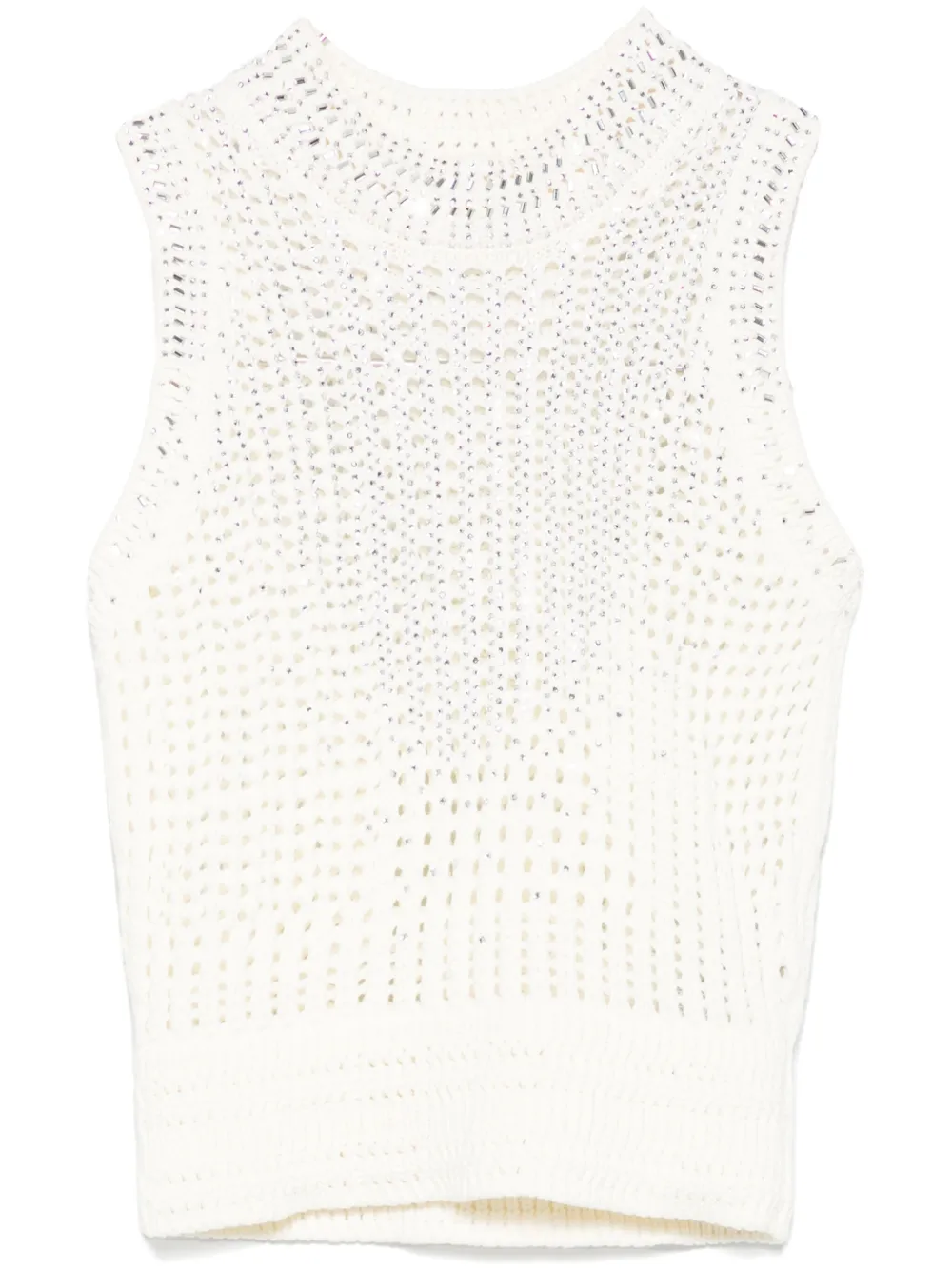 crystal-embellished tank top