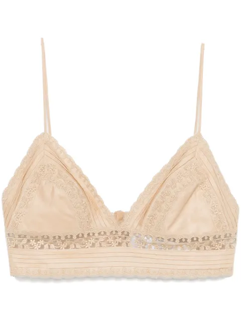Ermanno Scervino lace-detailed top