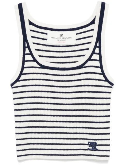 Ermanno Scervino striped tank top