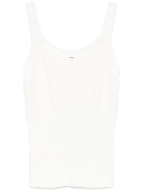 Ermanno Scervino lace-detail tank top