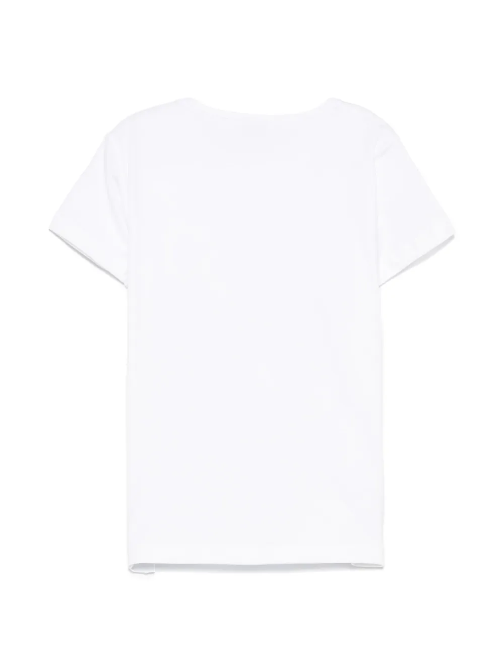 Il Gufo T-shirt met strikdetail - Wit