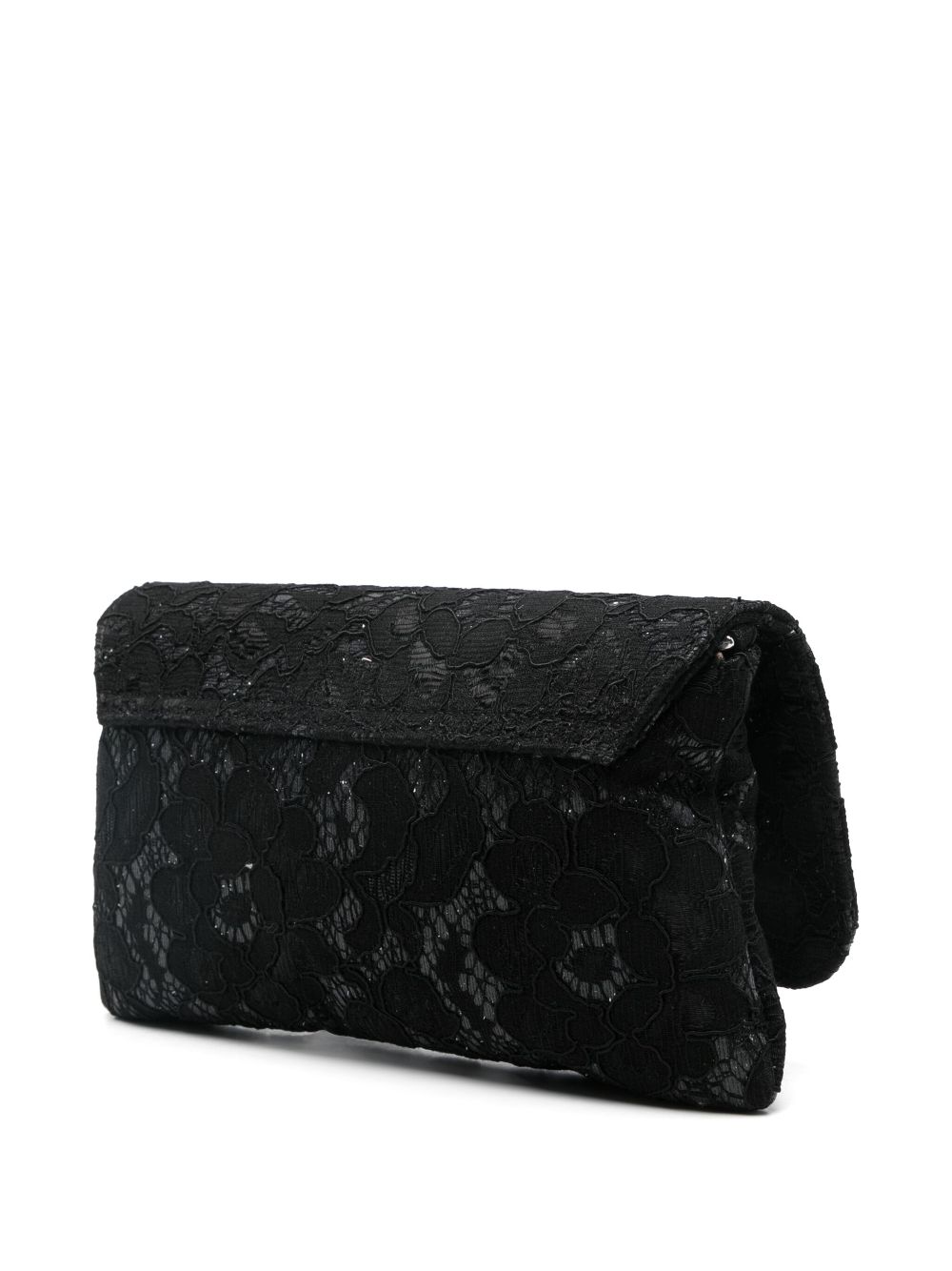 Roberto Festa corded-lace clutch bag - Black