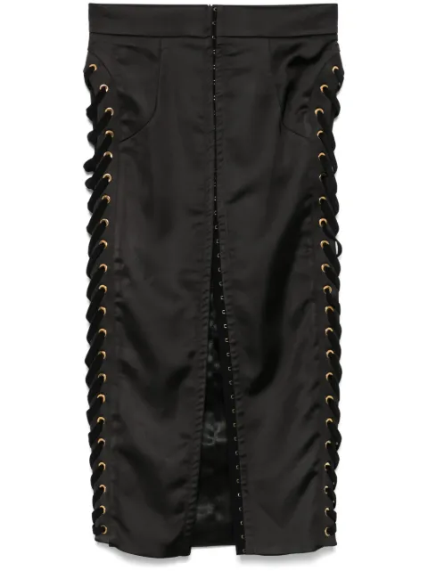 Murmur falda midi Blackcherry
