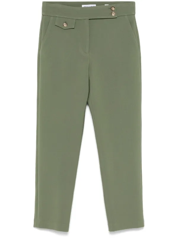 Veronica Beard Renzo Trousers in Green