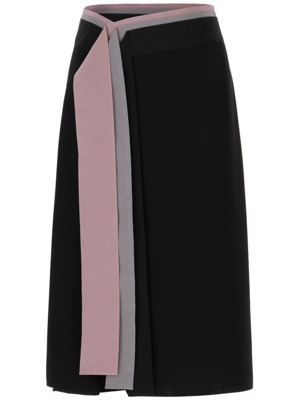 FENDI silk skirt Zwart