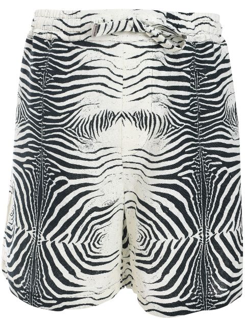 Roberto Cavalli zebra-print shorts 