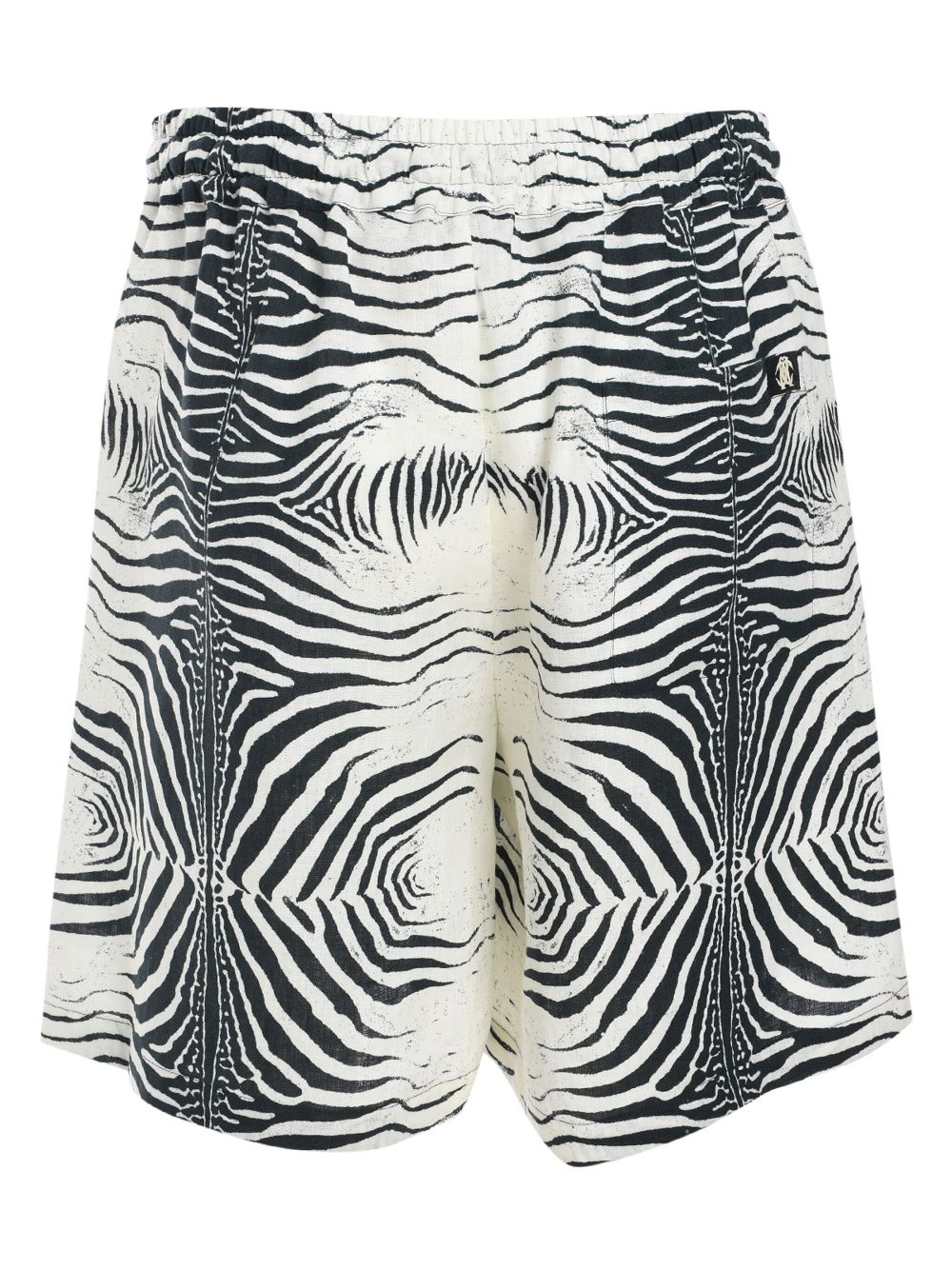 Roberto Cavalli zebra-print shorts - White