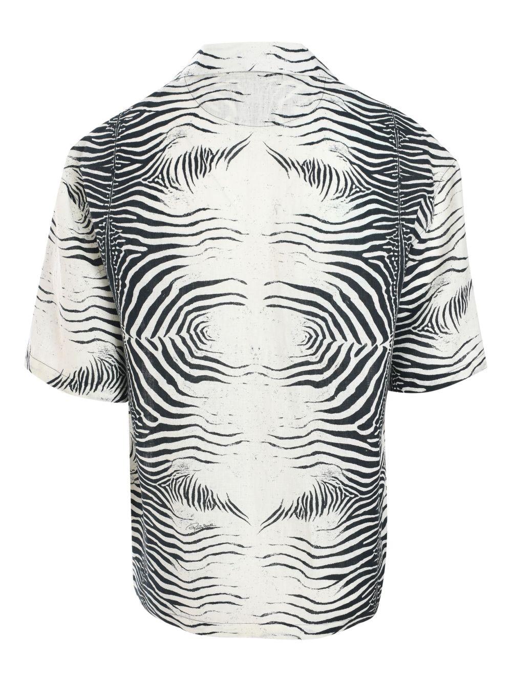 Roberto Cavalli zebra-print shirt - White