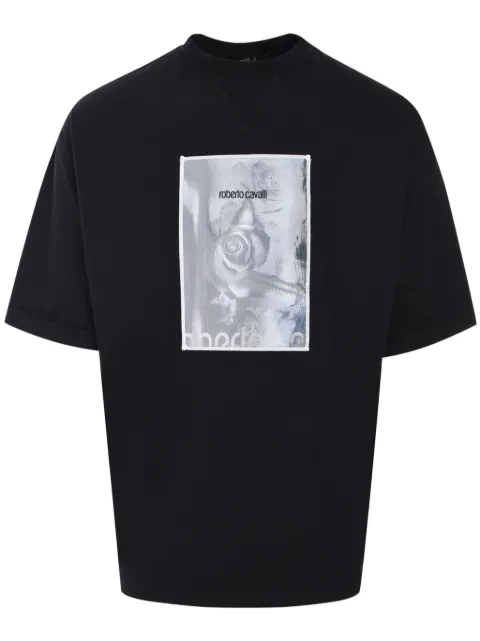 Roberto Cavalli Roses Tulle t-shirt
