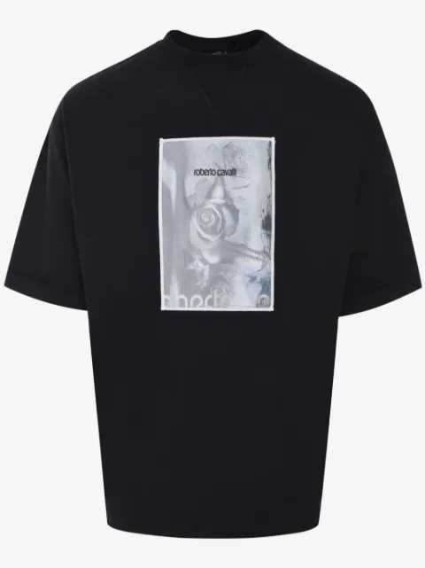 Roberto Cavalli Roses Tulle t-shirt