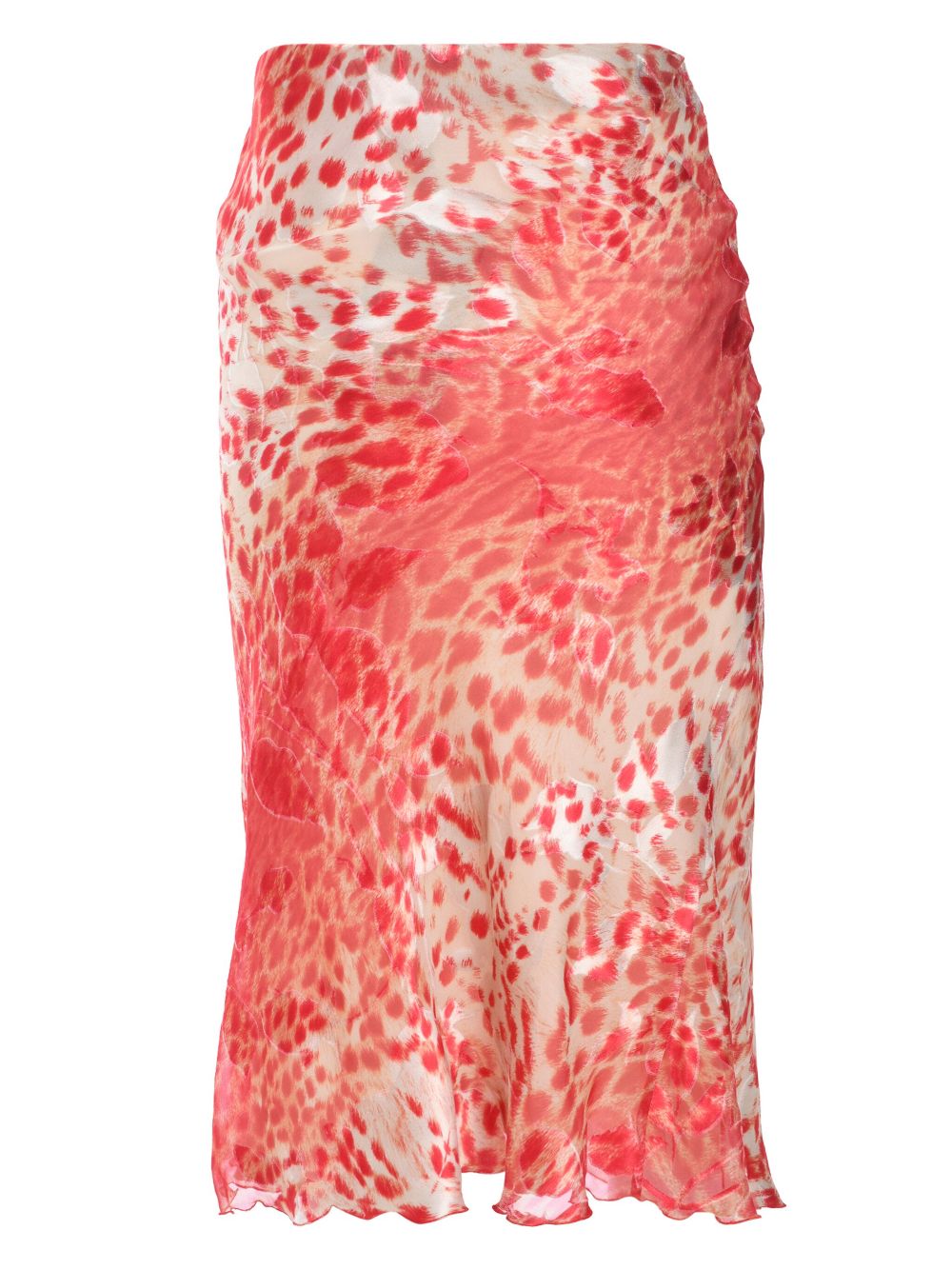 Roberto Cavalli Rok met print - Rood