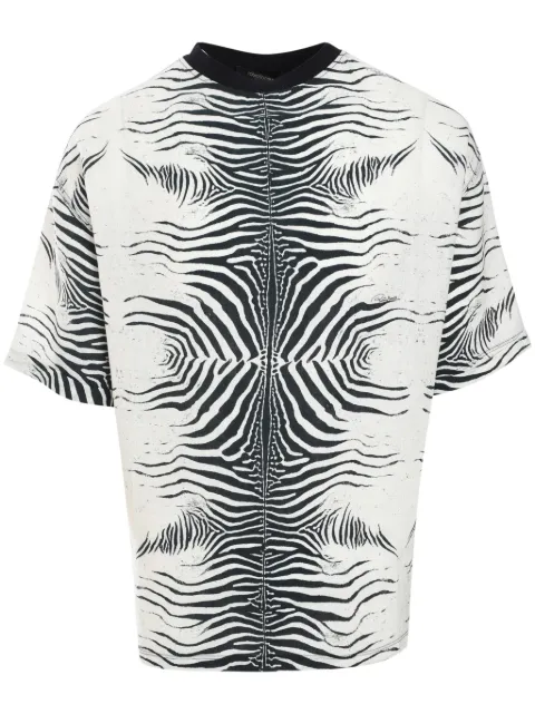 Roberto Cavalli zebra-print t-shirt