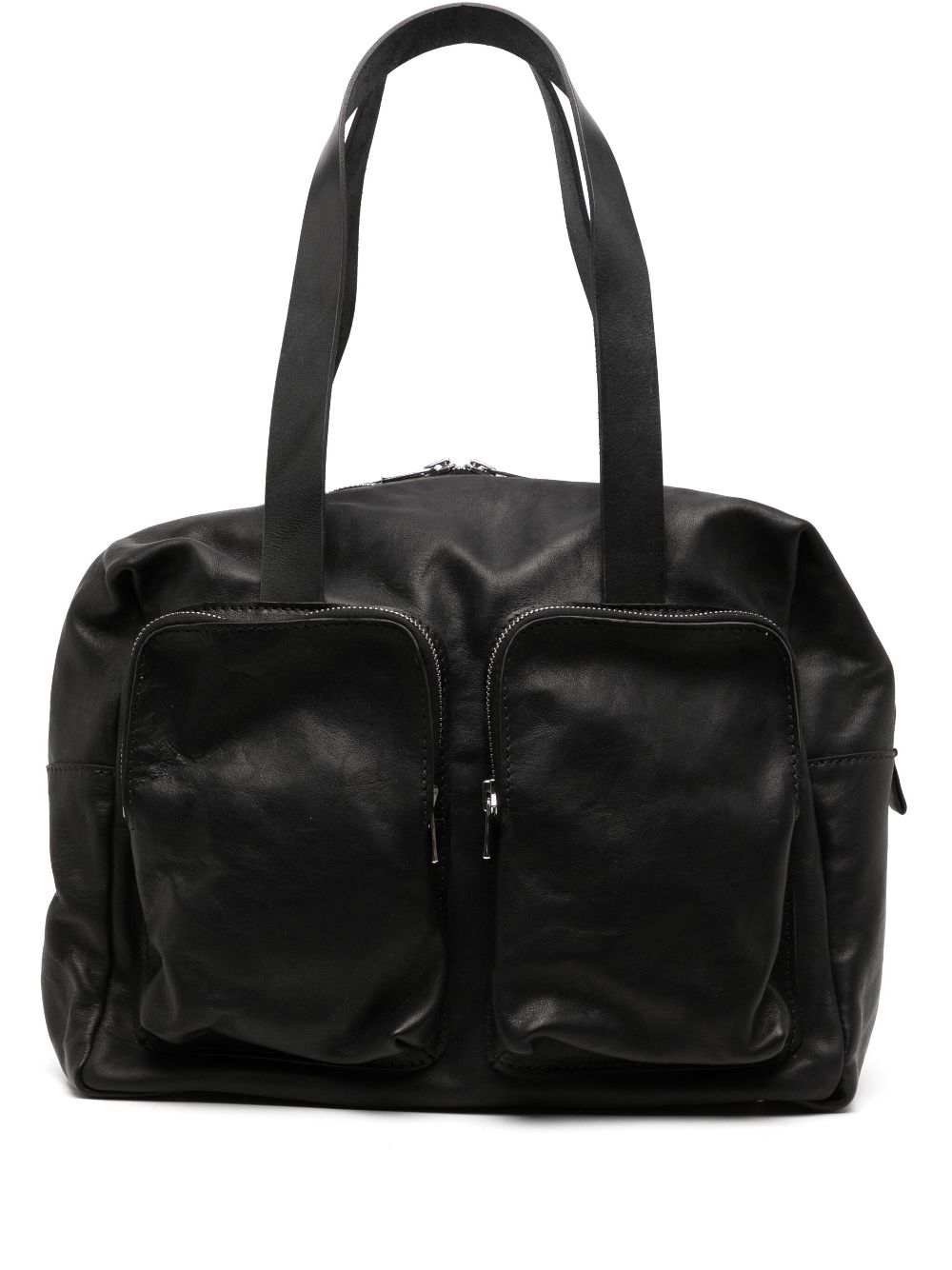 Guidi cargo pocket shoulder bag - Black