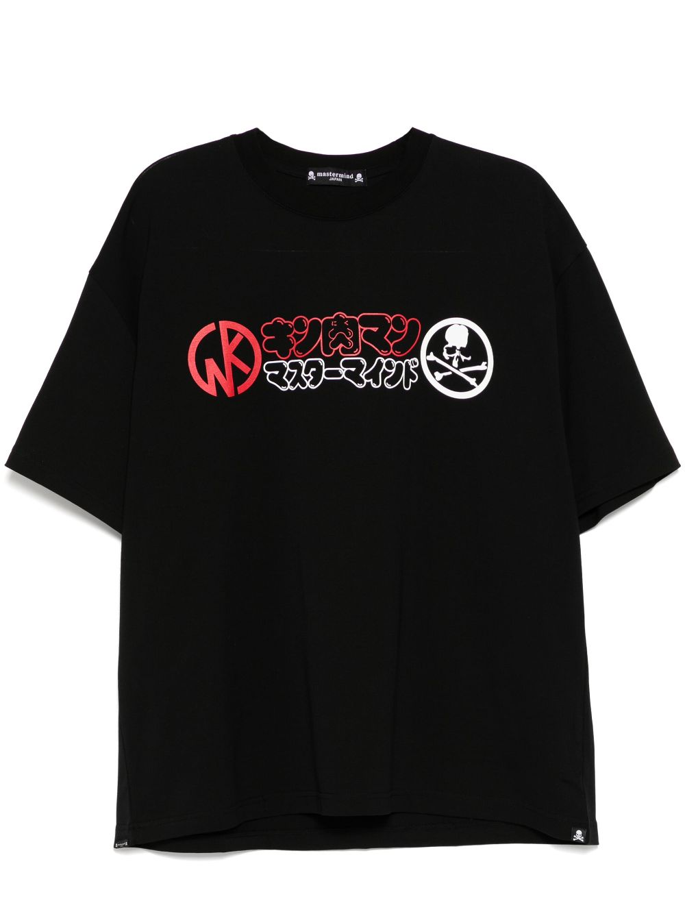 Mastermind Japan x Kinniku Man logo-print T-shirt - Black