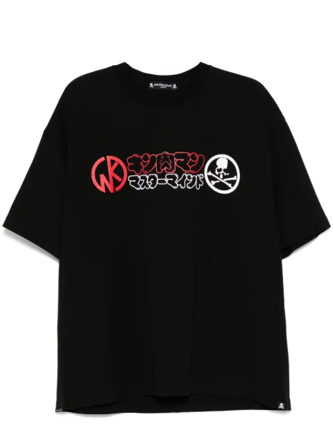 Mastermind Japan x Kinniku Man logo-print T-shirt