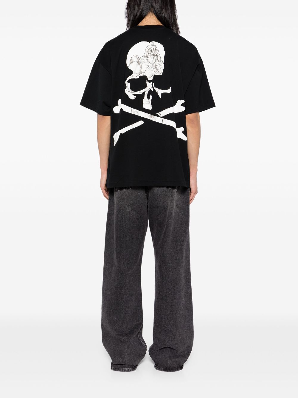 Mastermind Japan x Kinniku Man logo-print T-shirt - Black