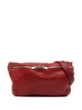 Guidi zipped shoulder bag - Red