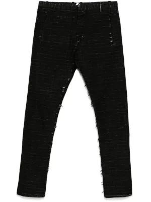 Label Under Construction テーパードパンツ | ブラック | FARFETCH JP