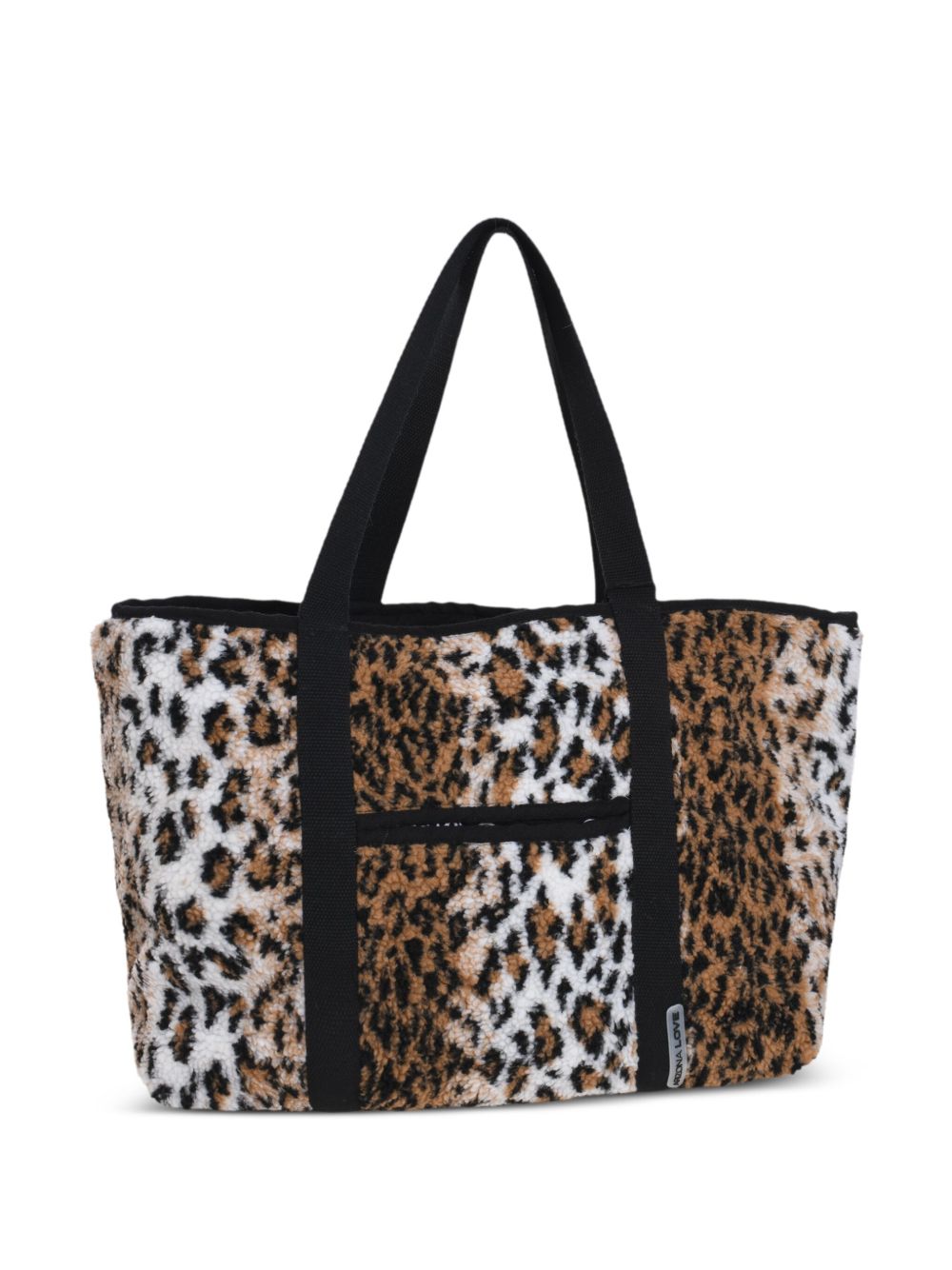 Arizona Love Furry leopard-print tote bag - Bruin