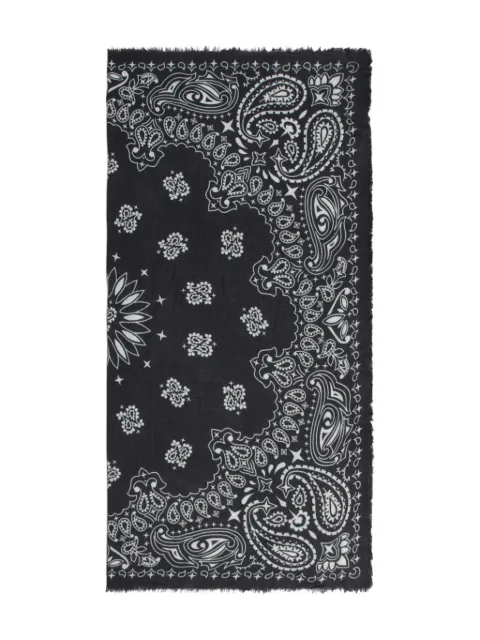 Arizona Love paisley-print fringed scarf
