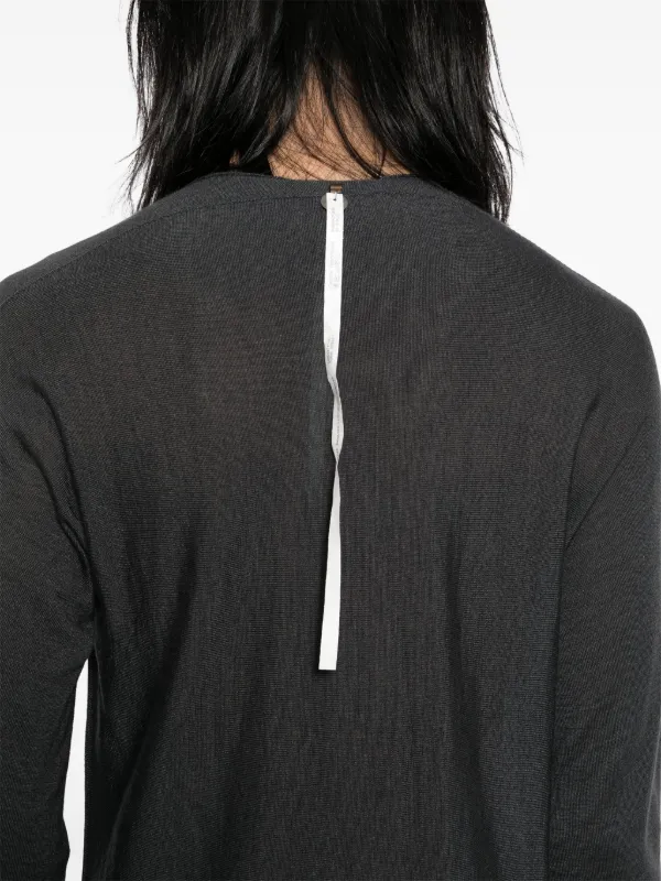 Label Under Construction カットオフエッジ Tシャツ | グレー