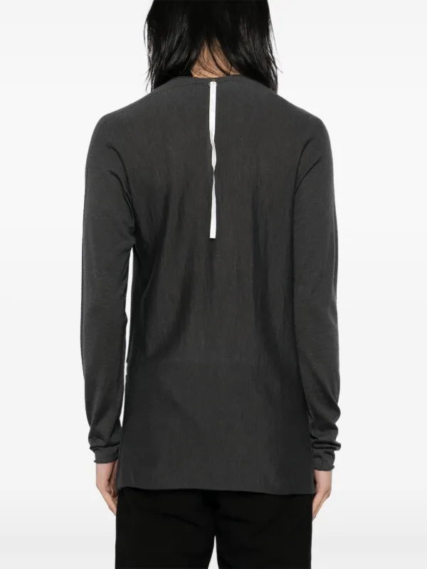 Label Under Construction Raw Edge T-shirt | Grey | FARFETCH CA