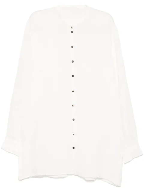 Label Under Construction camisa con botones