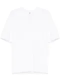 Label Under Construction raw edge T-shirt - White