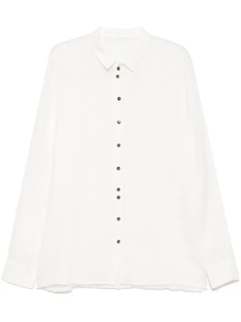 Label Under Construction camisa con botones