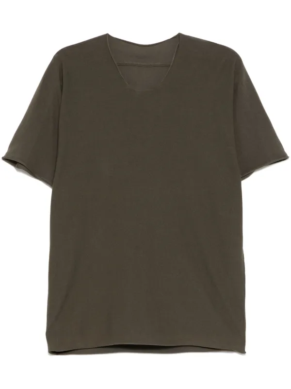 Label Under Construction カットオフエッジ Tシャツ | グリーン 