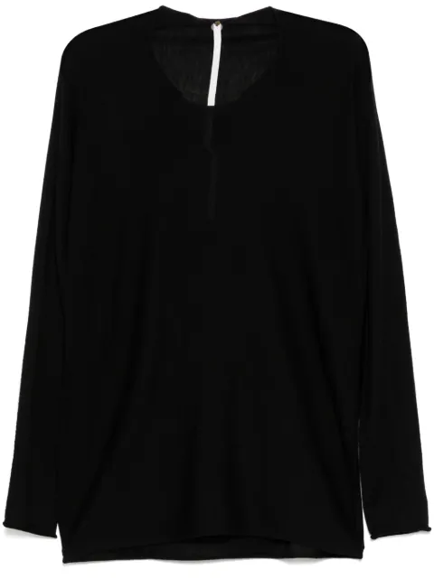 Label Under Construction raw edge T-shirt