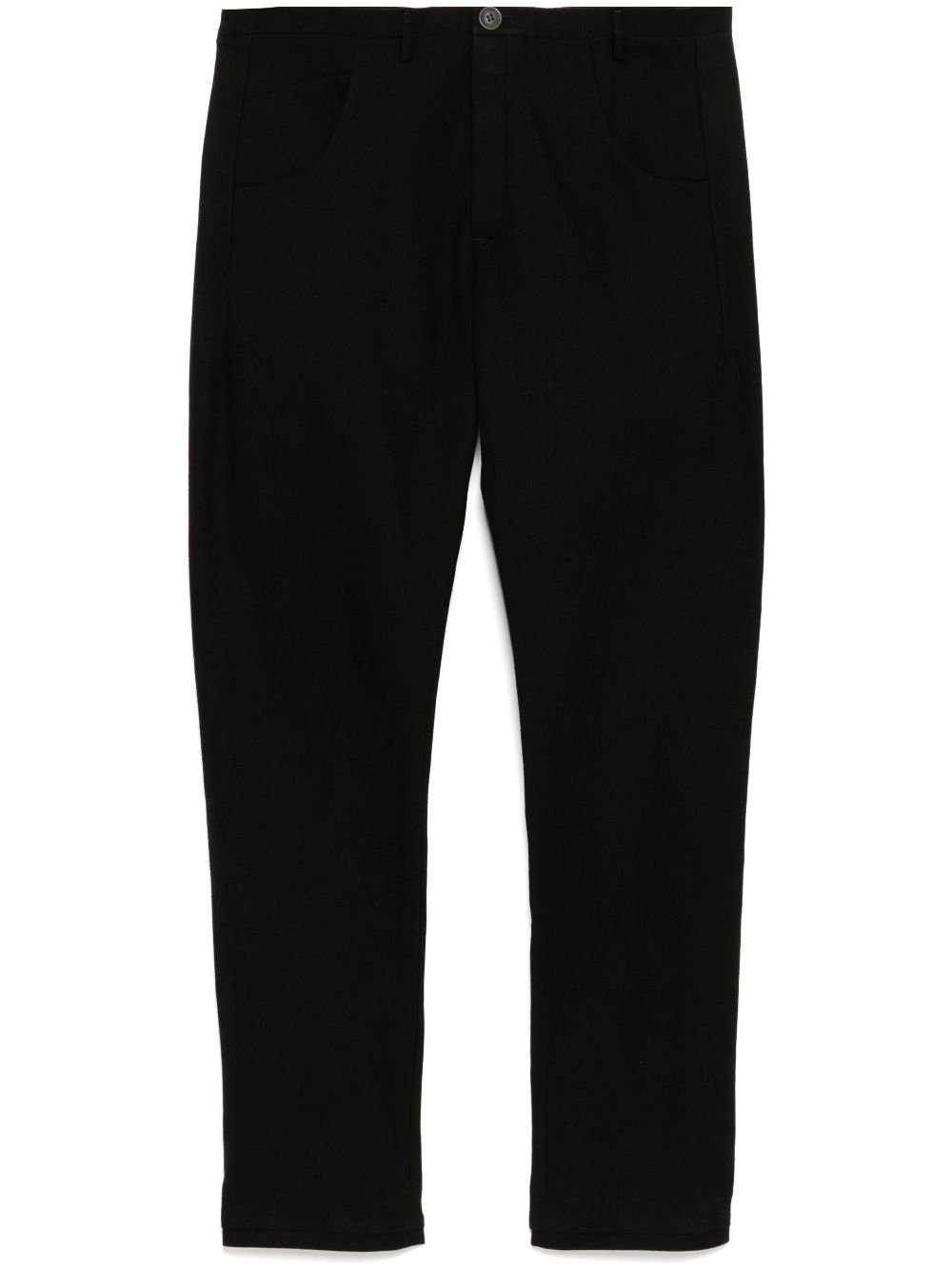 tapered leg trouser