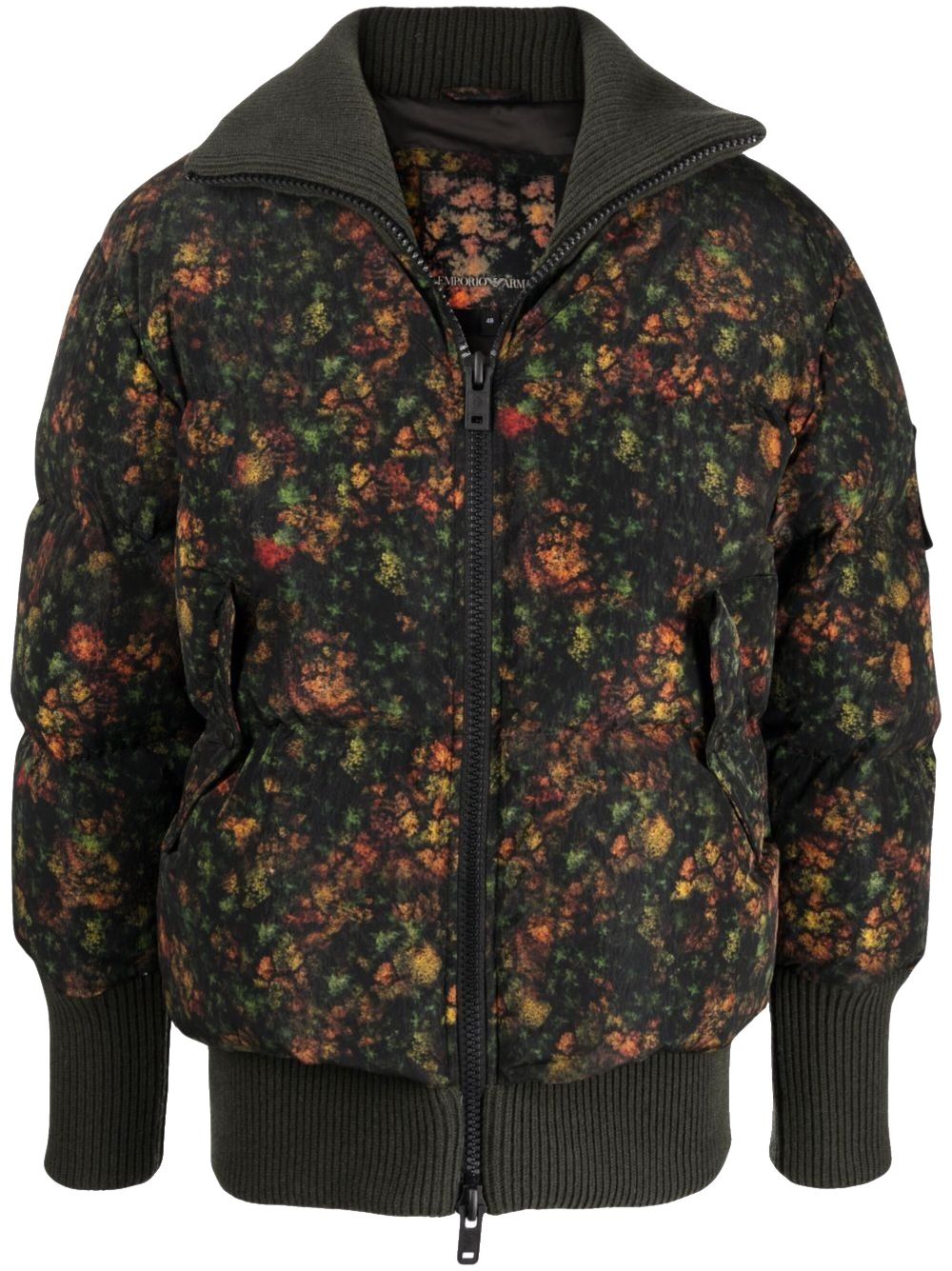 camouflage-pattern jacket