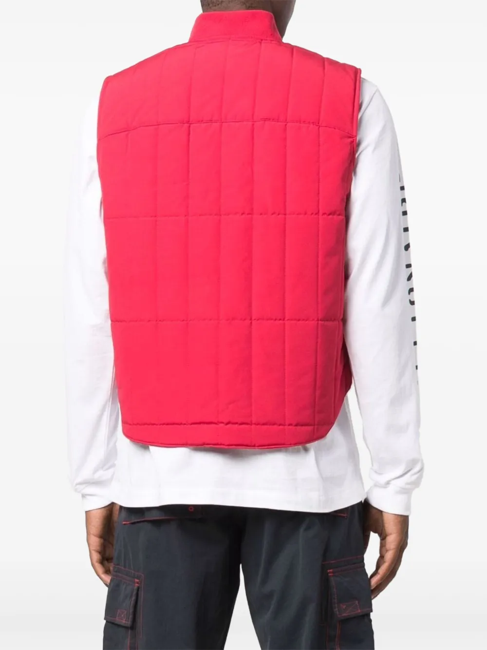 Billionaire Boys Club Bodywarmer met logopatch Rood