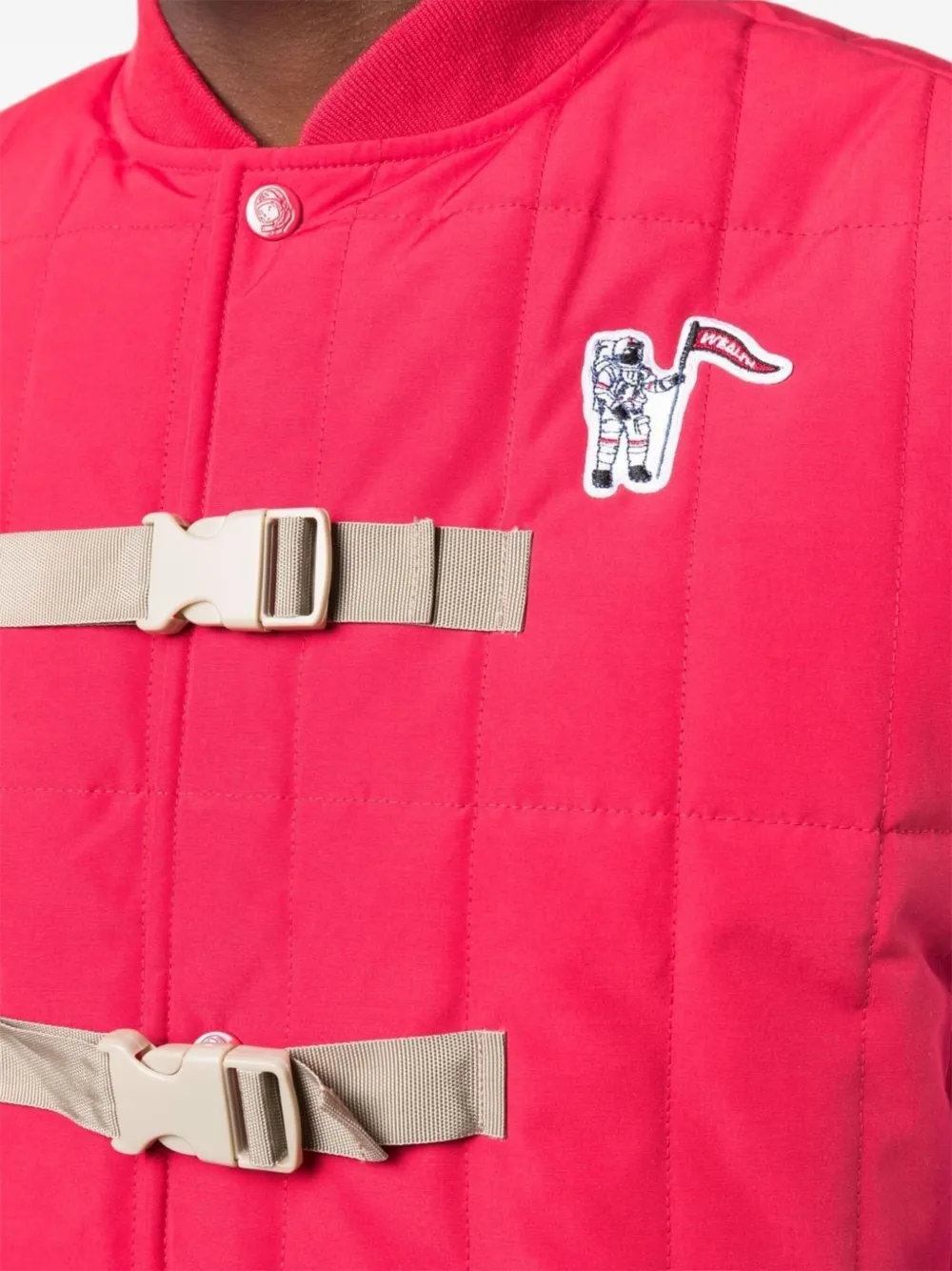 Billionaire Boys Club Bodywarmer met logopatch Rood