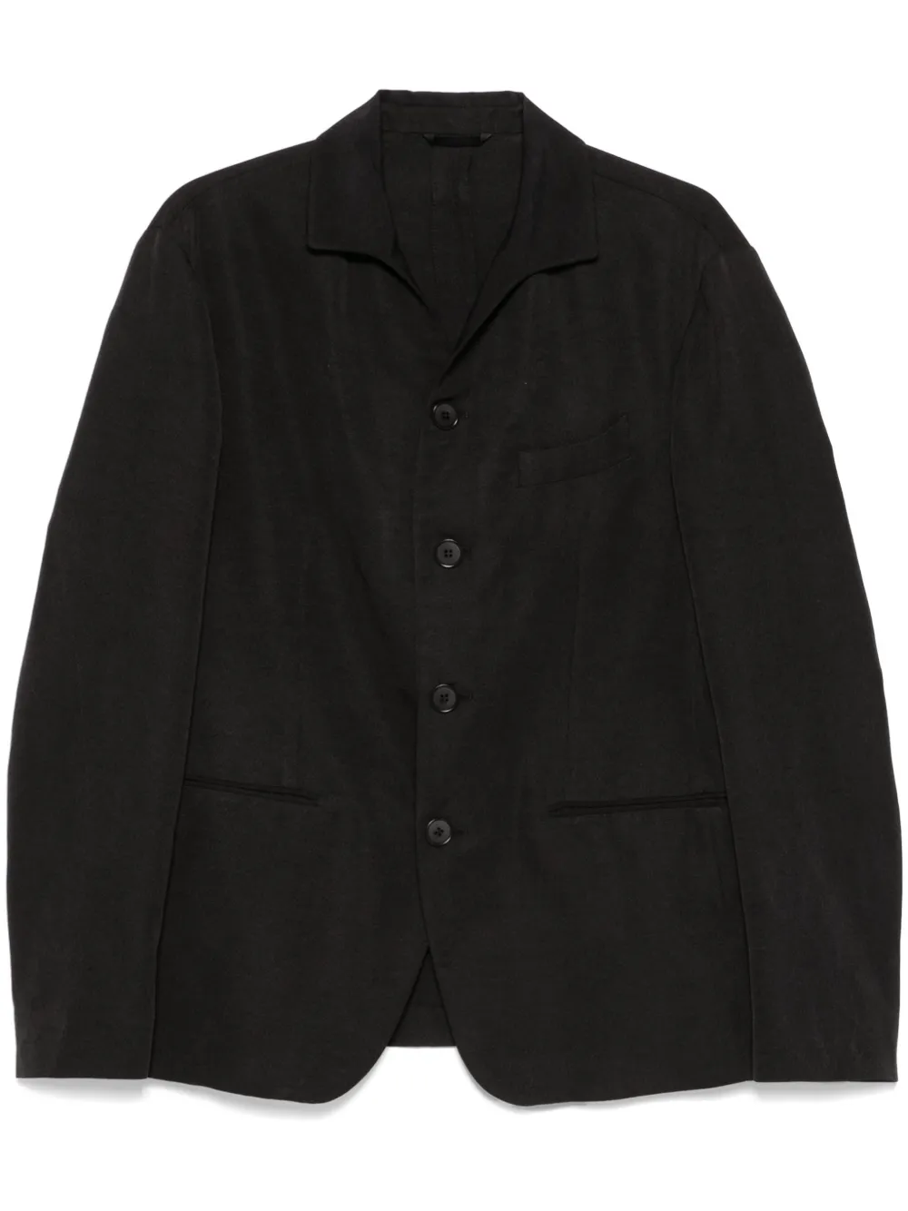 Giorgio Armani cutaway-collar blazer | Black | Image 1