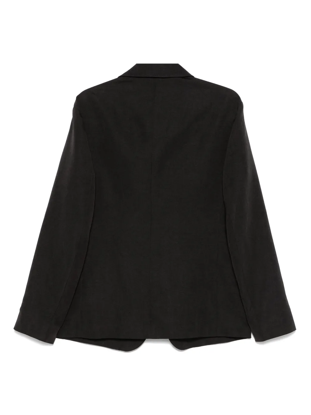 Giorgio Armani Blazer met uitgesneden kraag - Zwart