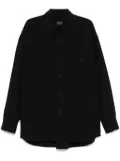 Giorgio Armani virgin-wool shirt - Black