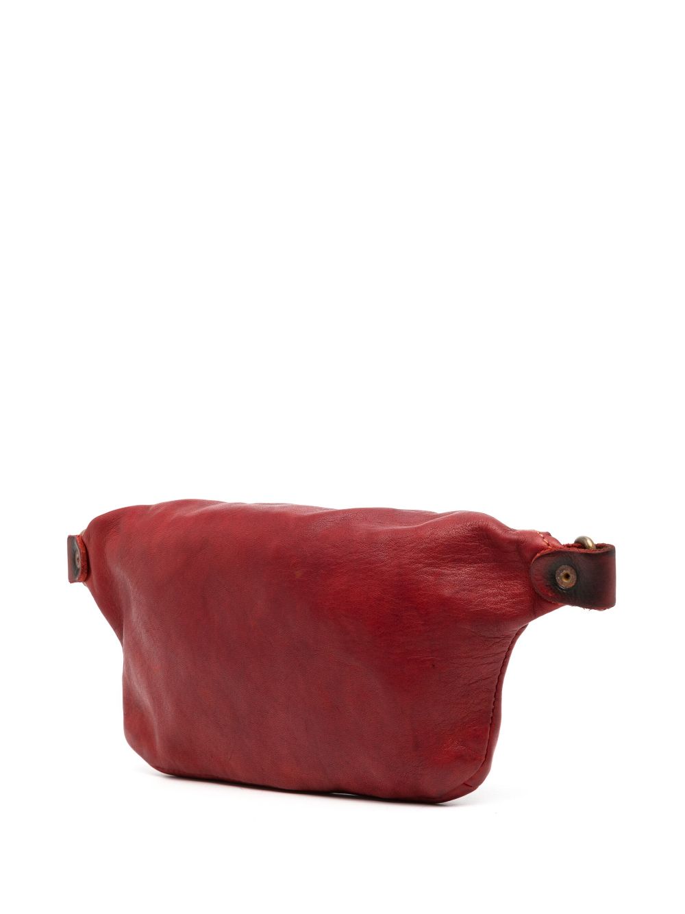 Guidi zipped shoulder bag - Red