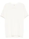 Label Under Construction raw edge T-shirt - White