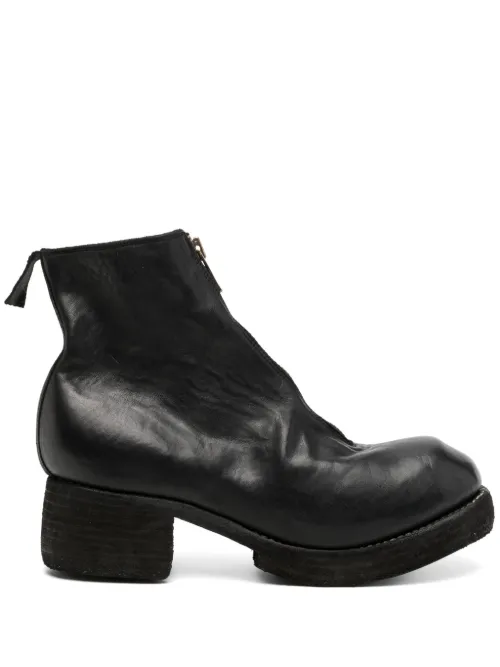 Bottines à fermeture zippée - Guidi - Modalova