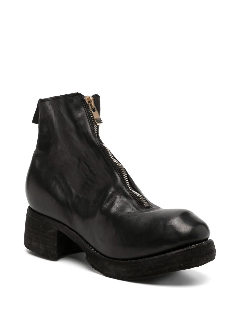 Guidi zip-up boots Black