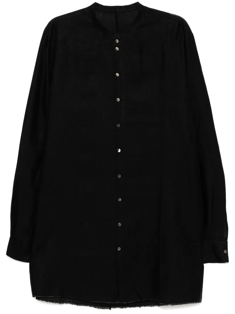 Label Under Construction button-up shirt | Black | Image 1