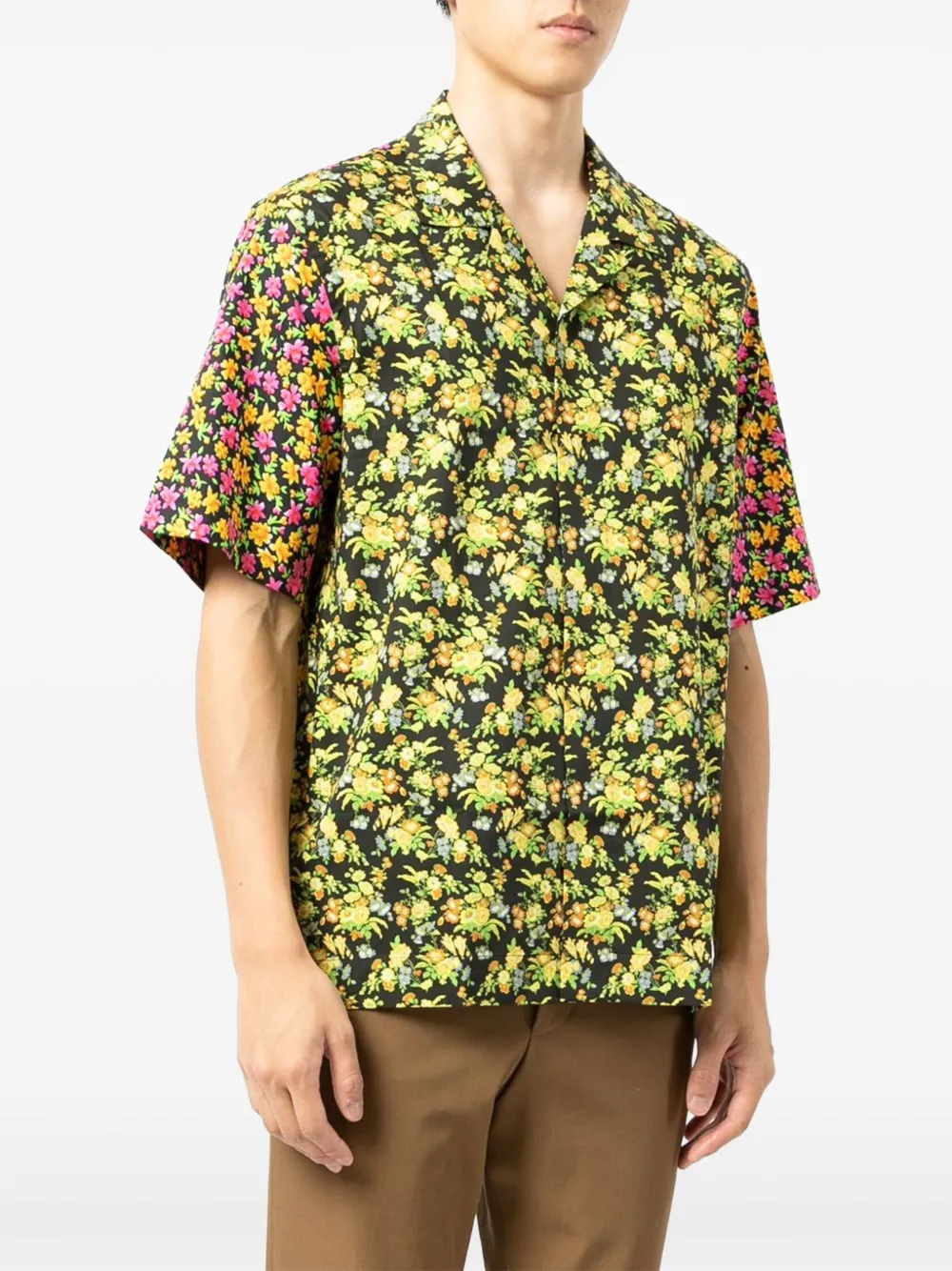 Paul Smith Overhemd met bloemenprint Groen
