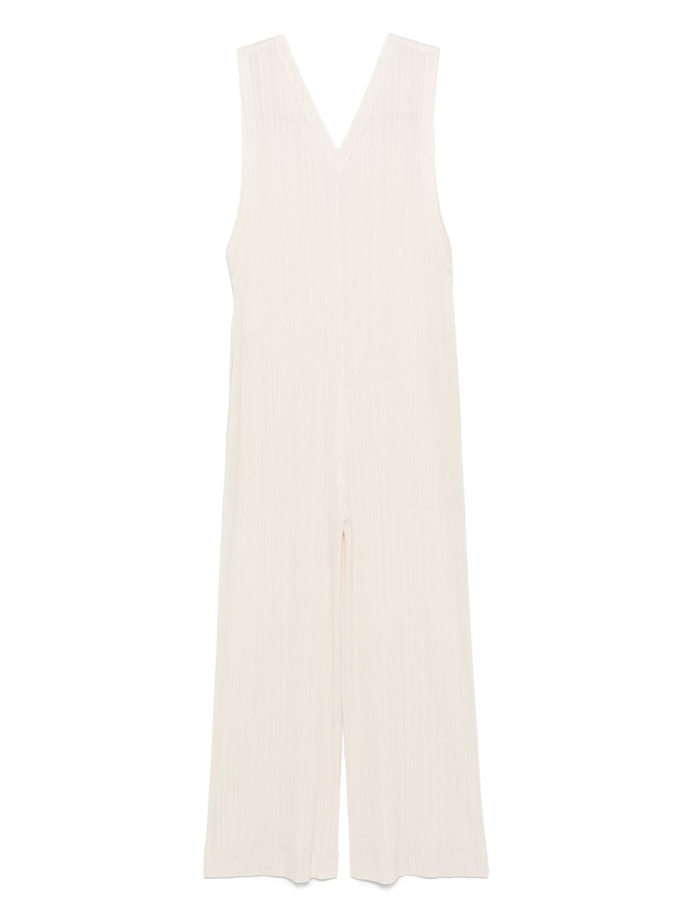 Pleats Please Issey Miyake Geplooid jumpsuit - Wit