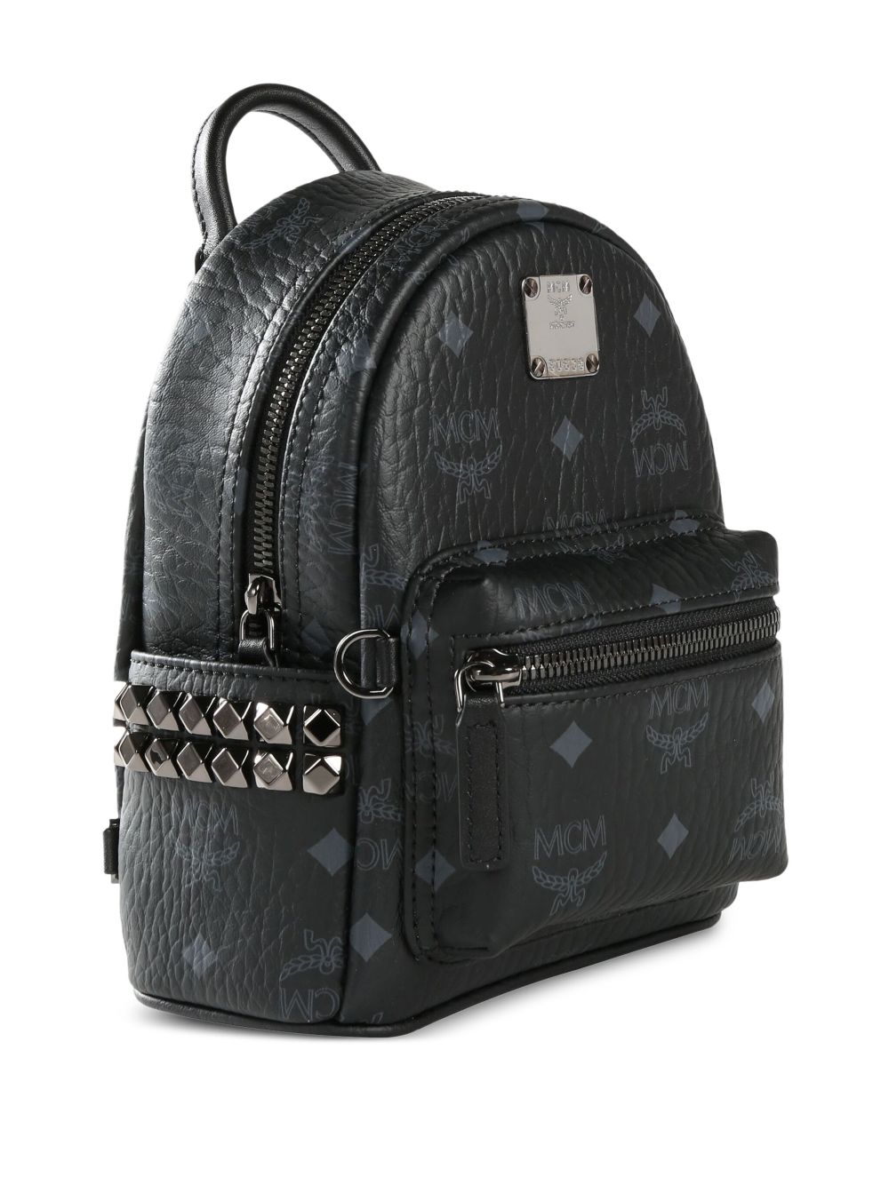 MCM mini Stark backpack - Zwart