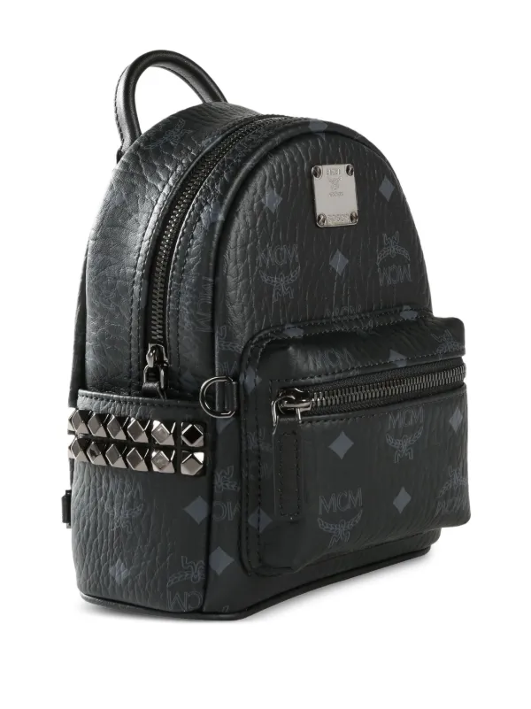 MCM Mini Stark Backpack | Black | FARFETCH