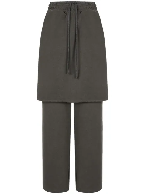 STUDIO TOMBOY layered skirt trousers 